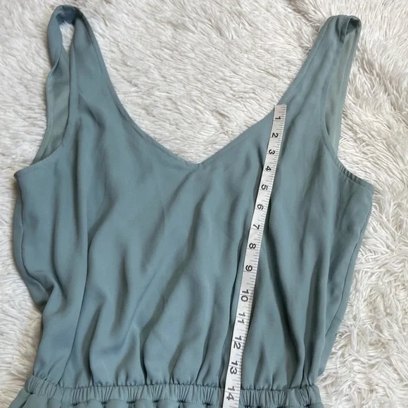 Show Me Your MuMu Kendall Maxi Dress Silver Sage - Picture 4 of 9